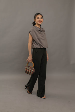 SIDE SLIT FLARE PANTS