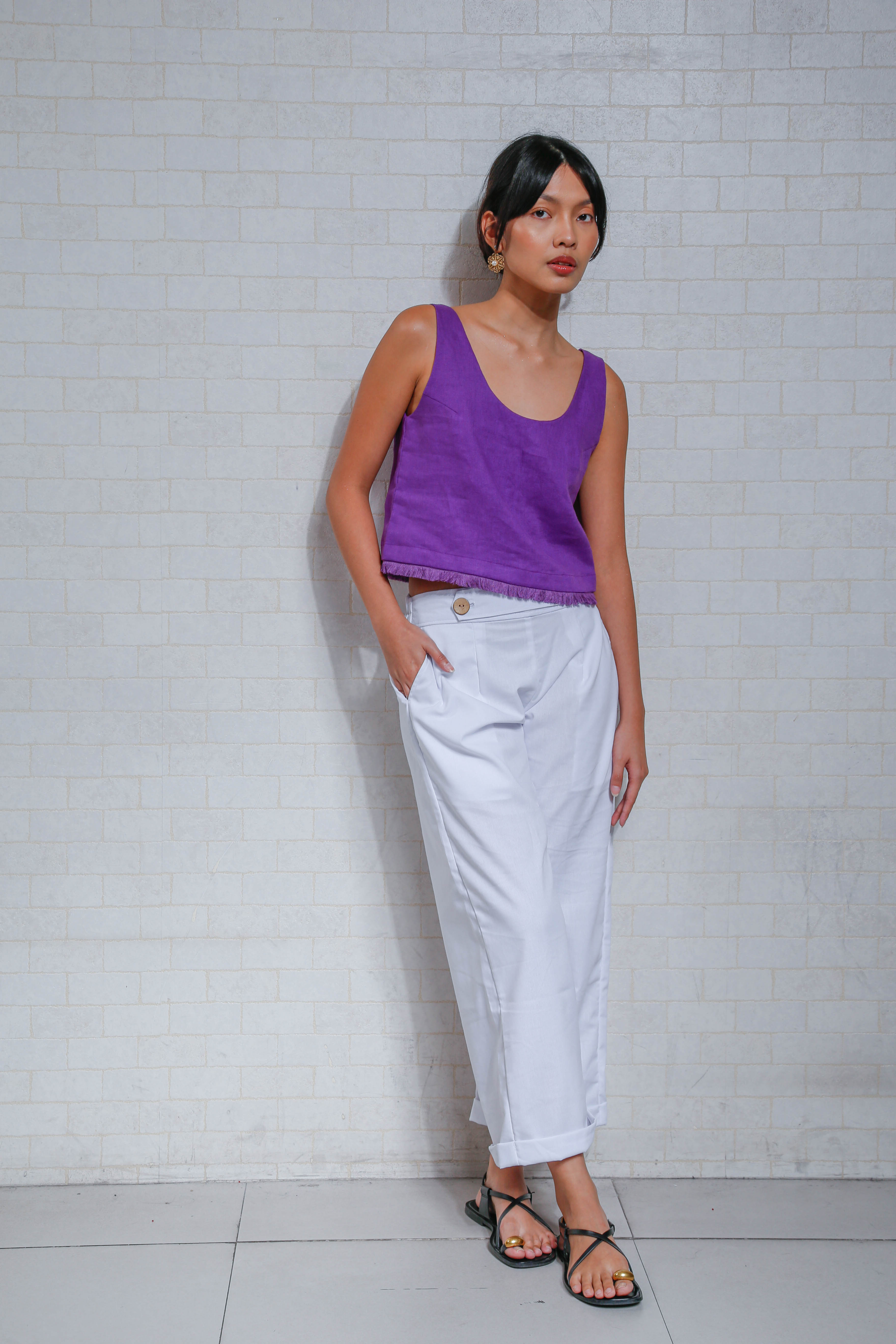 FRINGE HEM TOP