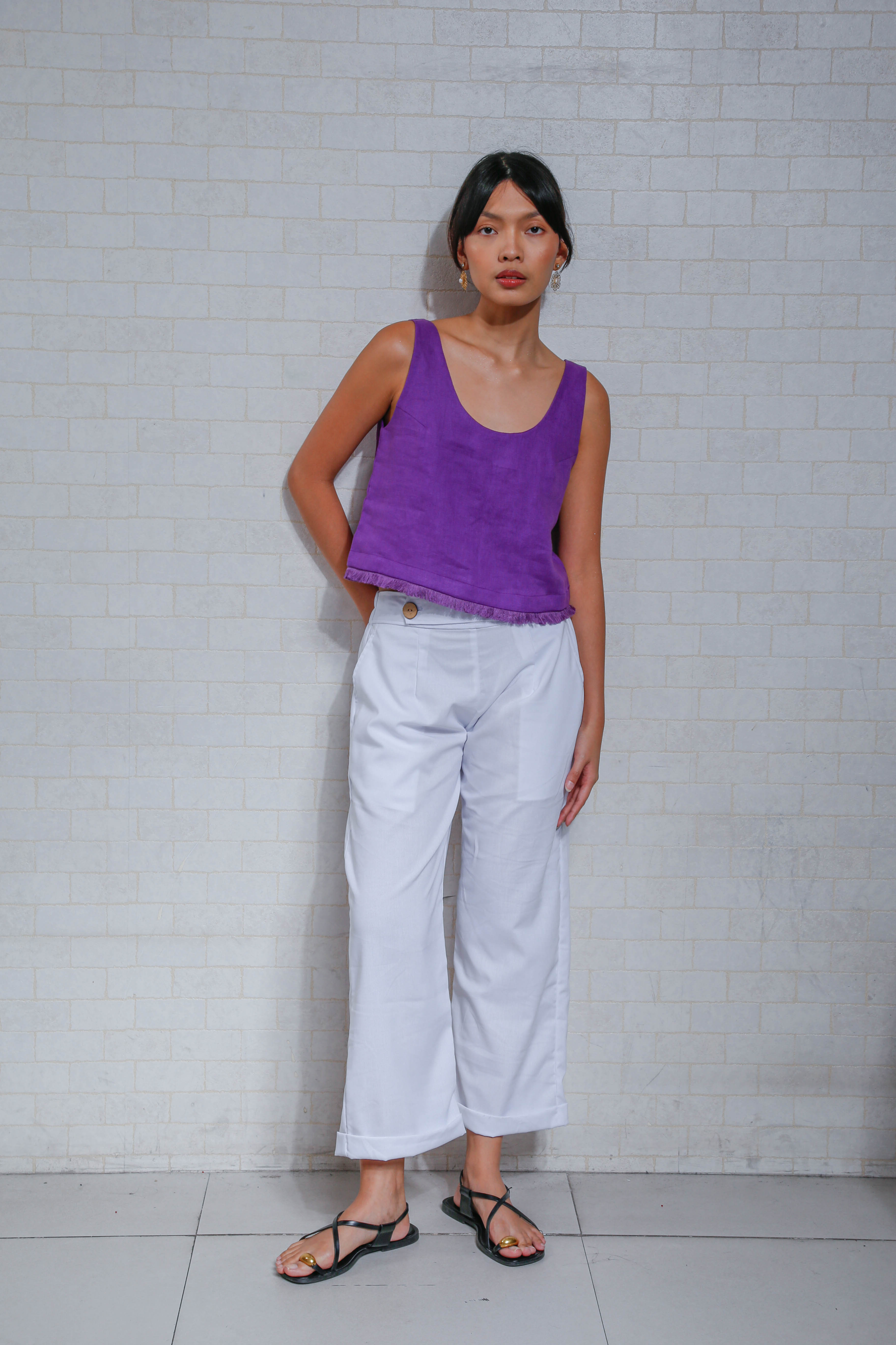 FRINGE HEM TOP
